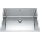 Kindred BSU1825-9N Brookmore Undermount Sink, 18 Gauge, Stainless Steel, Single Bowl, 24.7" L x 18.2" W