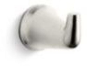KALLISTA® P33206-00 Counterpoint® Single Robe Hook Nickel Silver Robe Hook