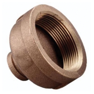 Merit Brass XNL112-2016 Pipe Reducer Coupling, 1-1/4 x 1 in Nominal, FNPT End Style, 125 lb, Brass, Rough, Import