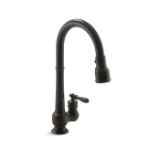 Kohler® 99260-2BZ Artifacts® Kitchen Sink Faucet, 1.5 gpm Flow Rate, Oil Rubbed Bronze, 1 Handle, 1 Faucet Hole, Traditional Function