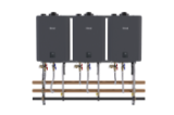 Rinnai® TRW03CXIN Commercial 3 Unit Tankless Wall Hanging Rack Systems, Natural Gas, 597,000 BTU