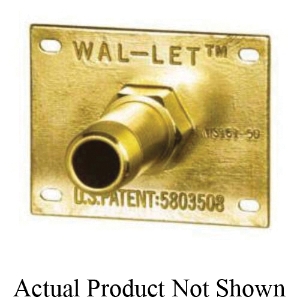 Tomahawk WalLet™ Wall Termination Fitting, 1/2 in, FNPT x Female C, Domestic redirect to product page