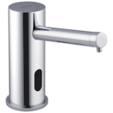 DELTA® DESD-751 HDF® DEMD™ Electronic Battery-Operated Soap Dispenser, Chrome, 33.8 oz Capacity, Deck Mount, Commercial