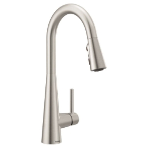 Moen® 7864SRS Sleek™ Pulldown Kitchen Faucet, 1.5 gpm, Spot Resist™ Stainless, 1 Handle, 1 Faucet Hole, Traditional