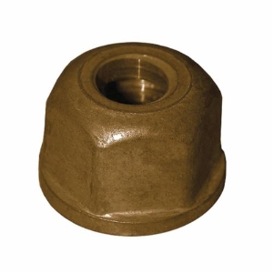 Jones Stephens™ B10104 Regular Basin Nut, 9/16 in ID x 1-1/16 in OD, Brass