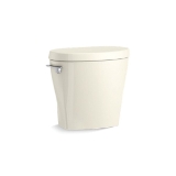 Kohler® 20204-96 Betello® Toilet Tank with ContinuousClean Technology, 1.28 gpf, Left Hand Trip Lever Flush, Biscuit