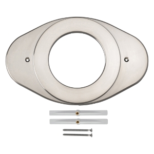 DELTA® RP29827SS Replacement Shower Renovation Cover Plate, 5-1/8 in, 13 in L x 8-1/8 in H, Brass, Stainless, Residential