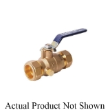 LEGEND 101-433NL T-2002NL Ball Valve With Drain, 1/2 in Nominal, Compression End Style, Brass Body, Full Port