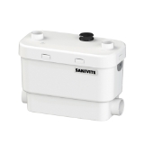 Saniflo® 008 Drain Pump, 18 gpm Flow Rate, 2 in Side, 1-1/2 in Top Inlet x 1 to 1-1/2 in Outlet, 120 VAC, 4.5 A, 1 ph