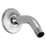 DELTA® U4993-PK Shower Arm and Flange, 6 in L, 1/2 in Male IPS, Chrome