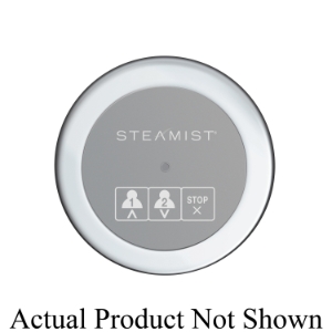 Steamist® 220R-BN TSX-220R Round Steambath Control, Total Sense™, LED Display, Brushed Nickel
