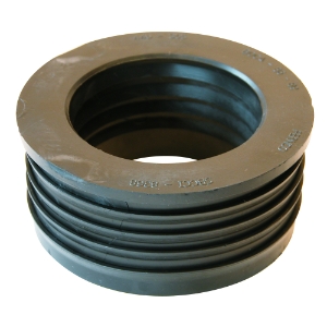 Fernco® 44U-305 Pipe Donut, 4 x 3 in, Cast Iron x Plastic, SCH 40/STD, PVC