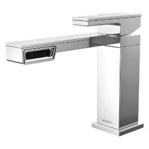 Brizo® 65022LF-PC Frank Lloyd Wright® Lavatory Faucet, Commercial/Residential, 1.2 gpm Flow Rate, 4-5/8 in H Spout, 1 Handle, 1 Faucet Hole, Polished Chrome, Function: Traditional
