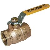 LEGEND 101-066NL T-1002NL Ball Valve With Handle, 1-1/4 in Nominal, FNPT End Style, Forged Brass Body, Full Port