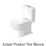 DURAVIT 2188010085 DuraStyle Basic Single Flush Rimless Toilet Bowl, White, Elongated Shape, 12 in Rough-In, 16-1/2 in H Rim