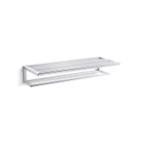 Kohler® 22568-CP 22568 Draft™ Hotelier Towel Shelf, 4-3/8 in OAH, Polished Chrome