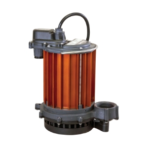 Liberty Pumps® 237 Manual Submersible Sump Pump, 37 gpm Flow Rate, 1-1/2 in Outlet, 1/3 hp, Aluminum
