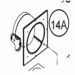 Weil-McLain® 425-800-097 Flue Damper Assembly