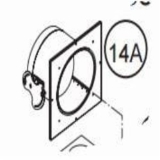 Weil-McLain® 425-800-097 Flue Damper Assembly