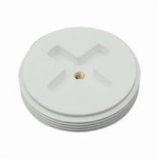 Sioux Chief 878-60 Slotted Countersunk Cleanout Flush Plug with Insert, Polypropylene, White, 6"