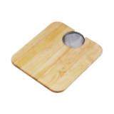 Elkay® CBS1316 Cutting Board, 14-1/2 in L x 17 in W x 3/4 in THK, Hardwood