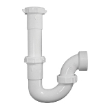 Keeney Plumb Pak® 546WRUK Sink Trap With Reducing and TPR Washers, 1-1/2 in, PVC