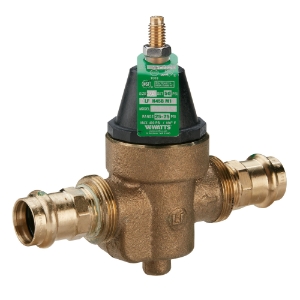 WATTS® 0125578 LFN45B Standard Capacity Pressure Reducing Valve, 3/4 in Nominal, 25 to 75 psi Pressure, Copper Silicon Alloy Body
