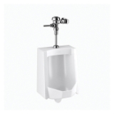 Sloan® 10021001 WEUS-1002 Standard Urinal and Flushometer, 0.25 gpf Flush Rate, Top Spud, Wall Mount, Polished Chrome