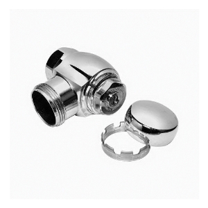 Sloan® Bak-Chek® 3308386 H-700-A Adjustable Screwdriver Stop with Vandal Resistance Cap, Polished Chrome