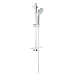 GROHE 2726600E Euphoria® 110 Mono Shower Set, 4-5/16 in Dia, 1.5 gpm Flow Rate, 69 in L Hose, G-1/2 Connection, Polished Chrome