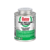 Oatey® 30876 Heavy Duty Low VOC PVC Cement, 16 oz Container, Clear