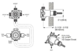 Pfister® 015-6WDS 6-Way Diverter Valve