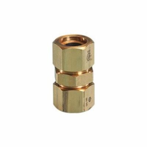 TracPipe® Counterstrike® AutoFlare® Coupling, 1 in, AutoFlare x TracPipe® PS-II/CounterStrike®, Yellow Brass redirect to product page