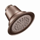 Moen® 6313ORB Shower Head, 1.5 gpm Minimum, 1 Spray, Wall Mount, 2-3/4 x 3-1/2 in Head, Oil Rubbed Bronze