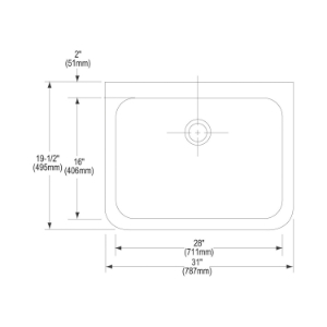 Elkay® EWS3120W4C Scrub Sink Package, Rectangle Shape, 19-1/2 in W x 10-1/2 in D x 31 in H, Wall Mount, Stainless Steel, Buffed Satin