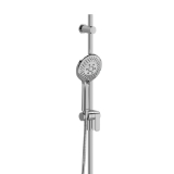 RIOBEL 1010C Wedge Mop Handshower Hand Set Shower Rail, Cotton, Chrome