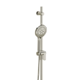 RIOBEL 1010PN Cross Collection Handshower Hand Set Shower Rail, Polished Nickel