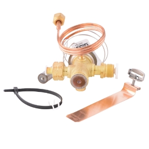 ALLIED™ 12J20 Indoor Thermostatic Expansion Valve With Check Valve, 3/4 in Nominal, Chatleff End Style, R-410A Refrigerant, 3.5 to 5 ton Nominal, External Equalizer
