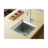 Kohler® 3161-NA Poise® Bar Sink, Rectangular Shape, 14 in L x 14 in W x 9-3/16 in D Bowl, 18 in L x 18 in W x 9-1/2 in D, Undermount, Stainless Steel