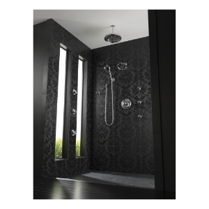 Brizo® 85810-PC Baliza® Tranditional Hand Shower, 3 Shower Head, 2 gpm, 60 to 82 in L Hose, 1/2-14 NPSM Connection, Polished Chrome