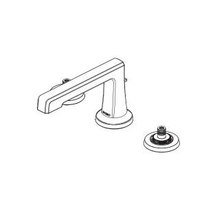 Brizo® 65397LF-PCLHP Widespread Lavatory Faucet, Levoir™, 1.5 gpm Flow Rate, 3-1/8 in H Spout, 6 to 16 in Center, Polished Chrome, 2 Handles, Metal Pop-Up Drain