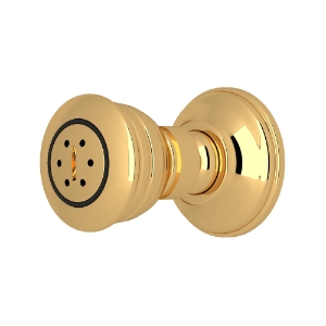 Rohl® 1095/8IB Transitional Round Body Spray, Wall Mounting, Italian Brass