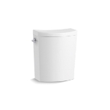 Kohler® 19042-0 Persuade® Curv Dual-Flush Toilet Tank with Supply Line, 1.6 gpf Full/1 gpf Partial, Left Hand Lever Flush, White