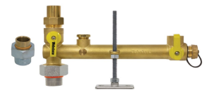Webstone H-81653W-DU H-X165-KIT Ball Valve, 3/4 x 3/4 in Nominal, FIP Union x Press End Style, Full Port