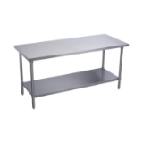 Elkay® WT24S48-STSX Standard Deluxe Food Service Work Table, 48 in L x 24 in W x 36 in H