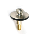 Watco® PUSH PULL® 38610-BN Theft-Resistant Replacement Stopper with 3/8 in Pin Only, Brass, Brushed Nickel