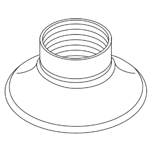Kohler® 1060086-CP Diverter Button Escutcheon, Polished Chrome