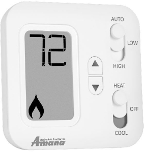Amana® PHWT-A150 Non-Programmable Thermostat 2H/2C 7W
