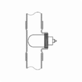 Test-Tite® 83652 Cleanout Test Plug, 2 in Pipe, 5-1/4 in L, 13 psig, Natural Rubber