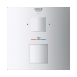 GROHE 24158000 Thermostatic Trim with Control Module, 7.1 gpm Valve, Polished Chrome
